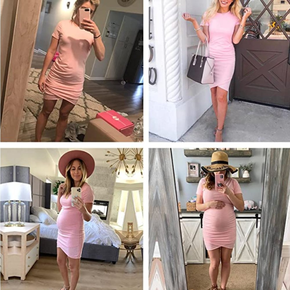 Blush T-Shirt Dress - Picture 2 of 6